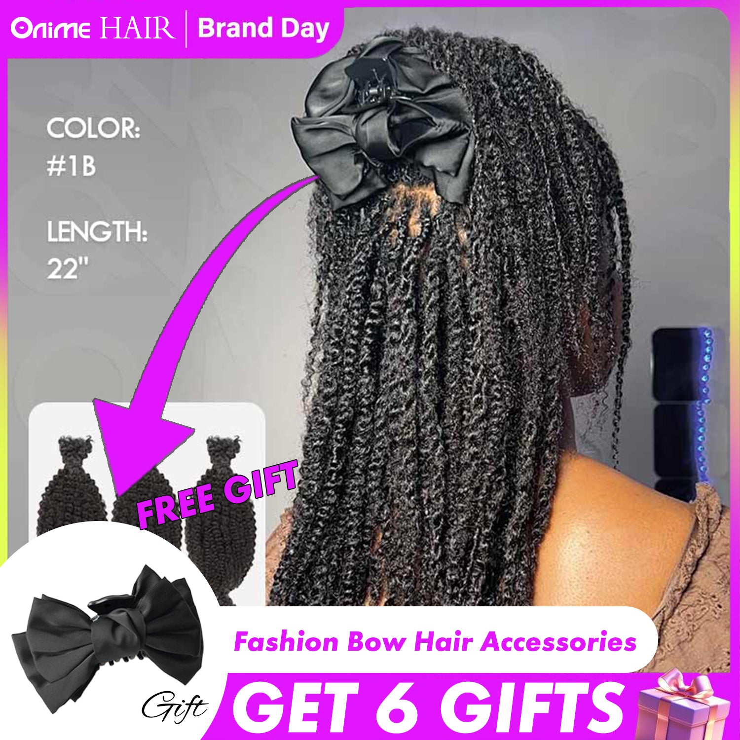 Fashion Bow Hair Accessorion