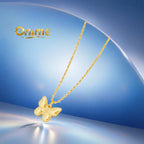 18K Butterfly Necklace