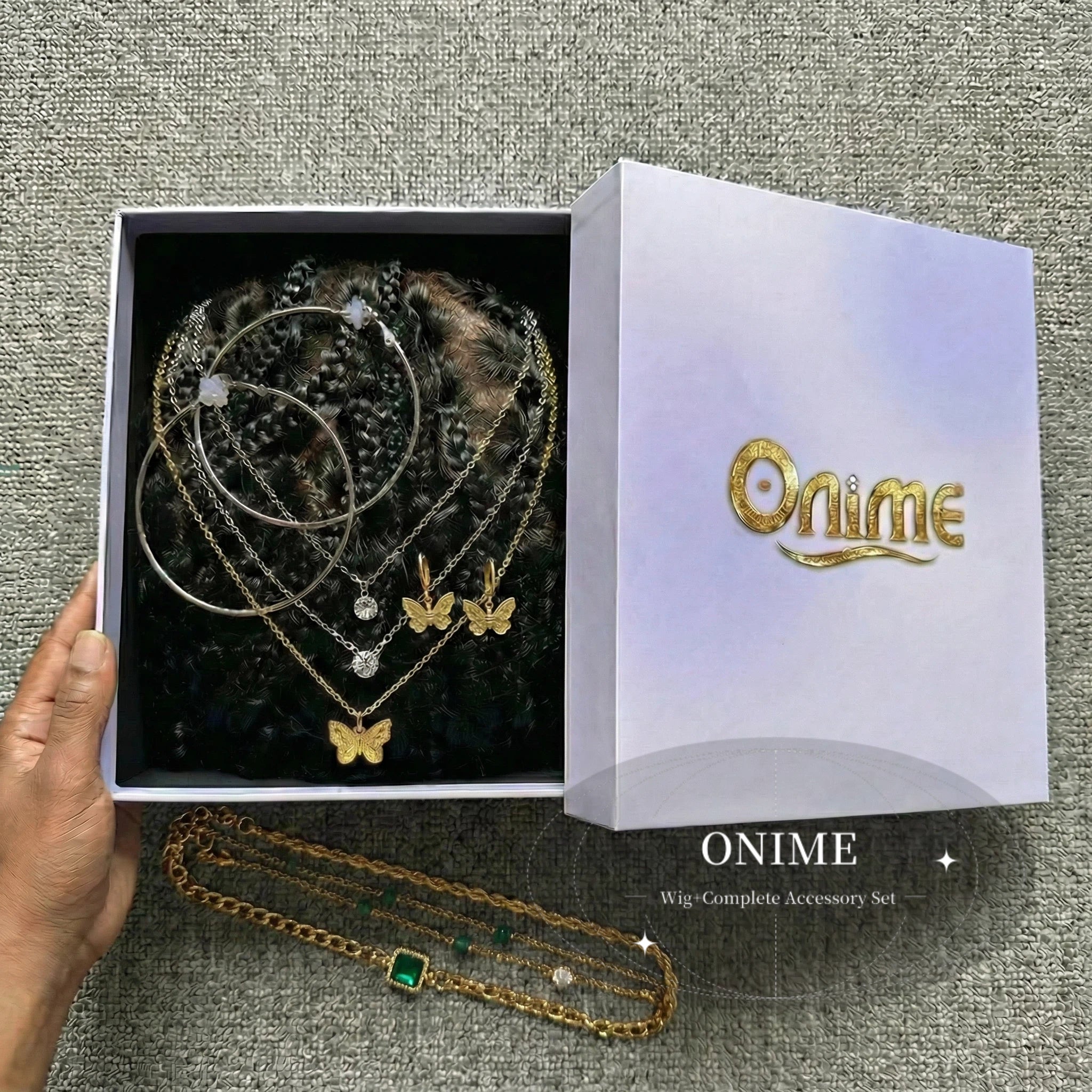 Knotless Fulani Braids Deep Wave Glueless Ear-to-ear 13x4 Frontal HD Lace Wig Human Hair