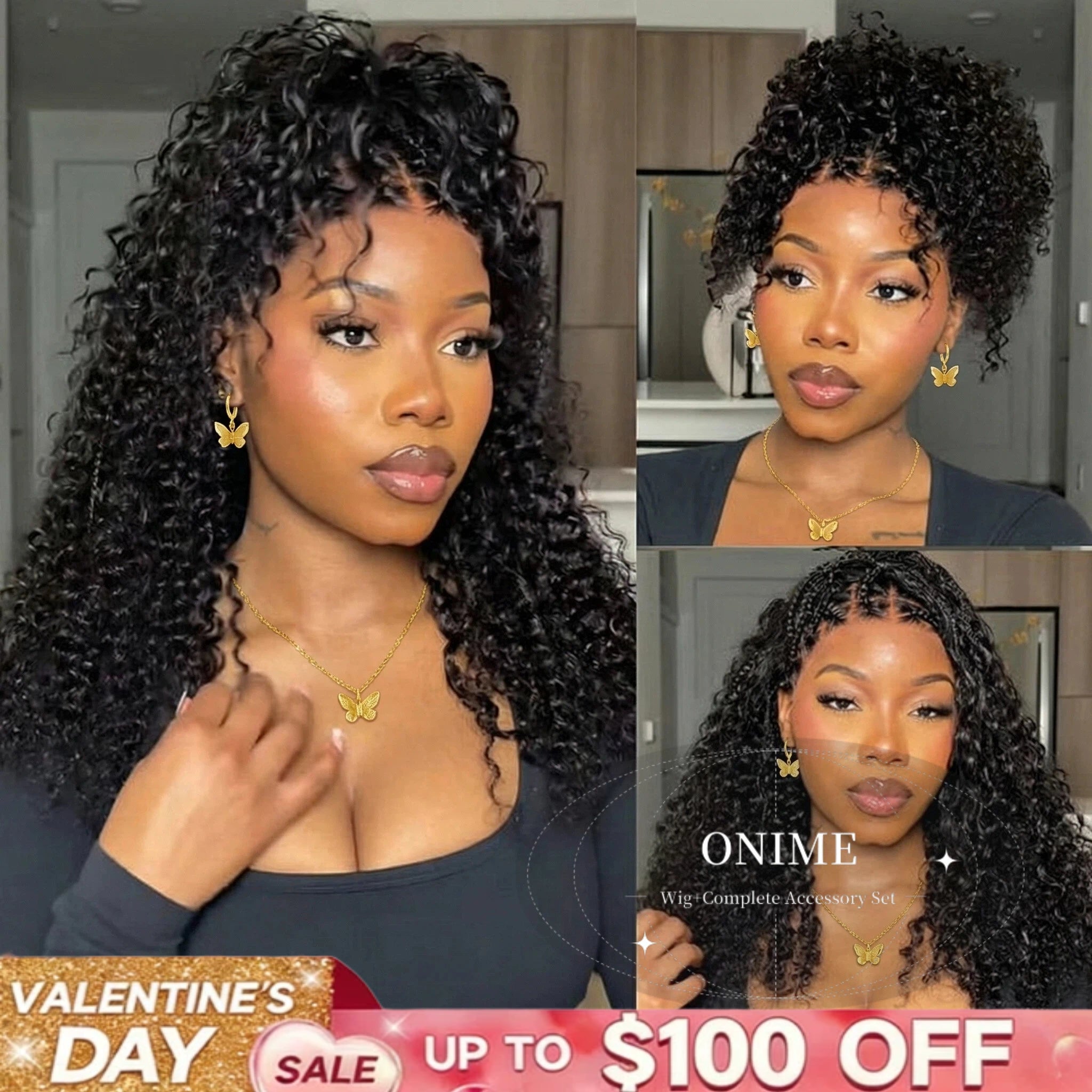 Knotless Boho Curls Braided Bob Wig Flexi Fit Invisi Drawstring HD Lace Cap