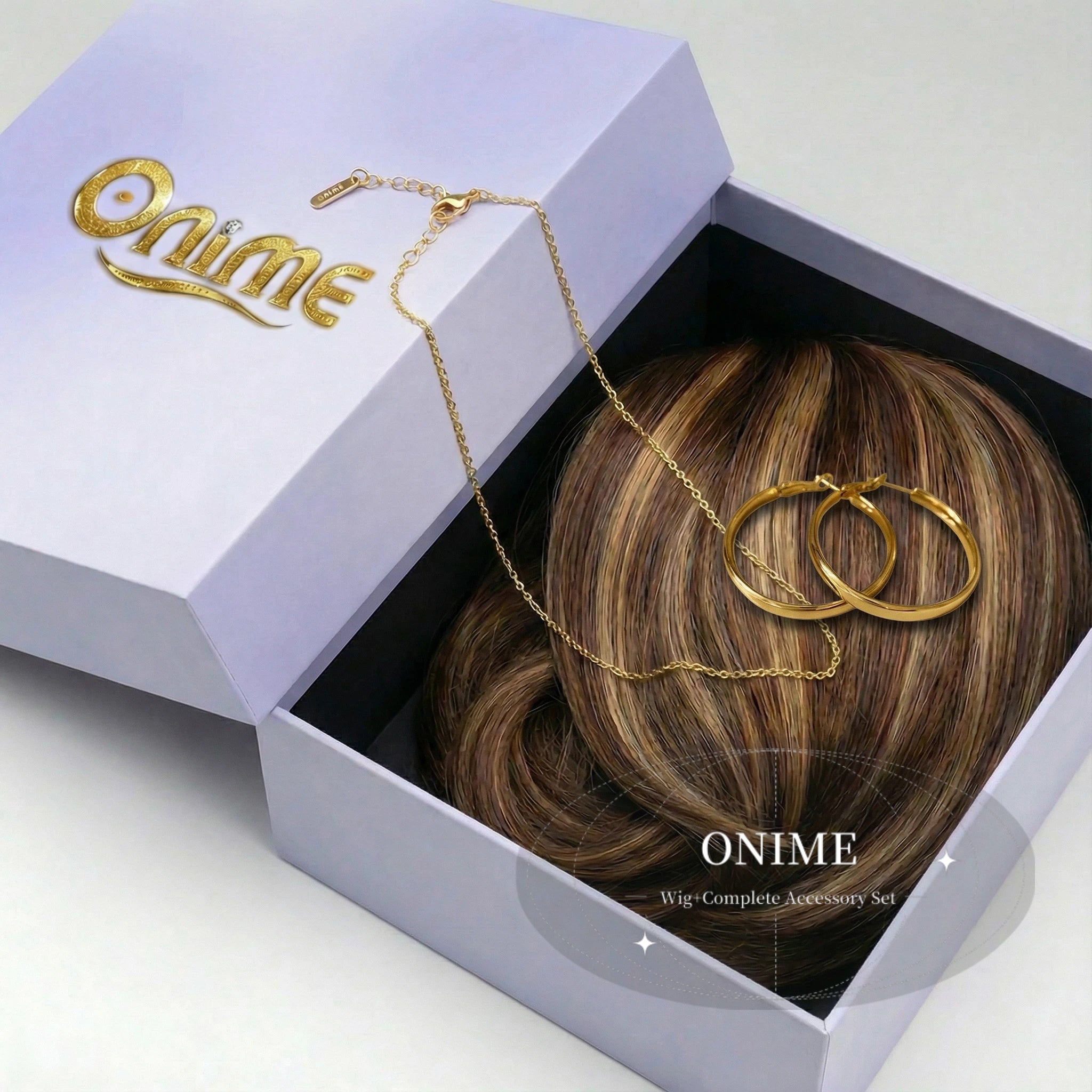 Blonde Highlight / Brown Highlight Short Layered Bob Wig Glueless 5x5 Closure Pre-Cut Lace Wig