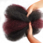 Onimehair™ Multi-Color Combo Afro Kinky Bulk Human Hair For Braiding Dreadlock