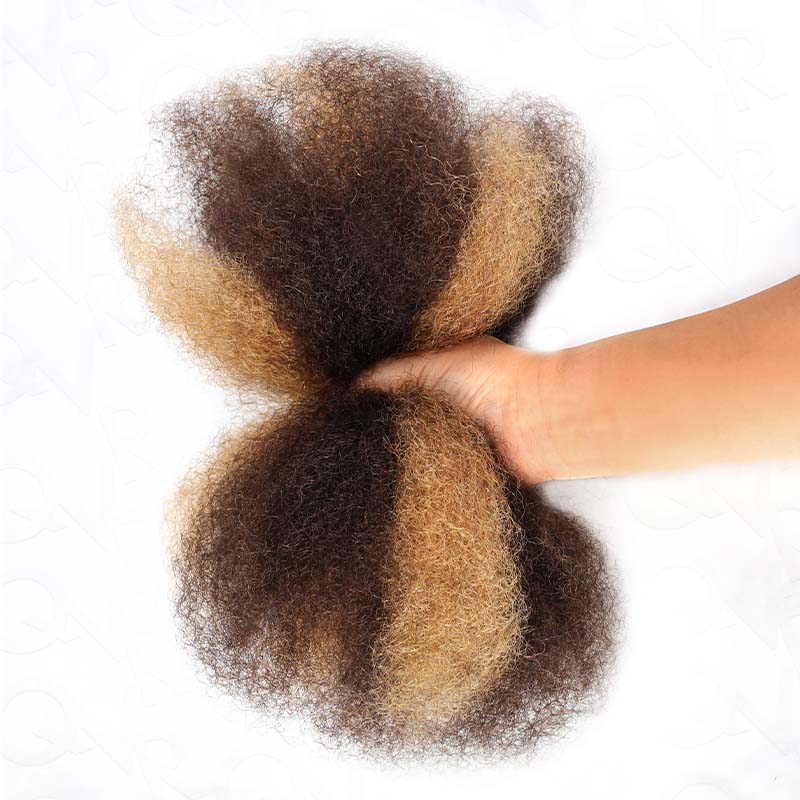 Onimehair™ Multi-Color Combo Afro Kinky Bulk Human Hair For Braiding Dreadlock