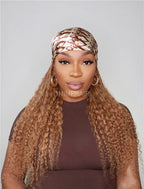 Crochet Boho Box Braids Baseball Cap Hat Wig Bohemian with Human Hair Curly Ends Braided Hair Extensions