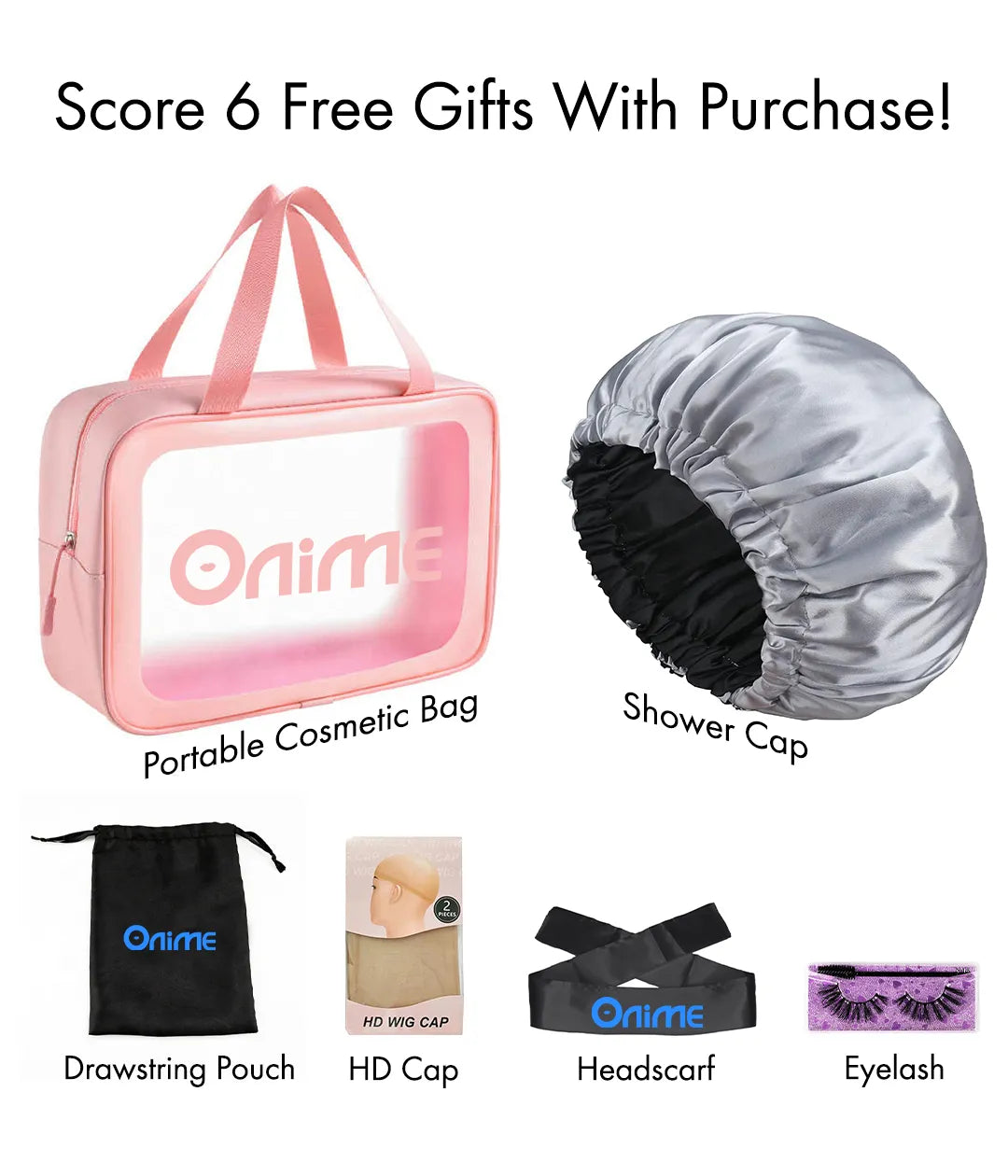 6-piece shampoo and hair care tool set