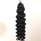 Deep Wave Crochet Hair 100% Human Crochet Braids Extensions