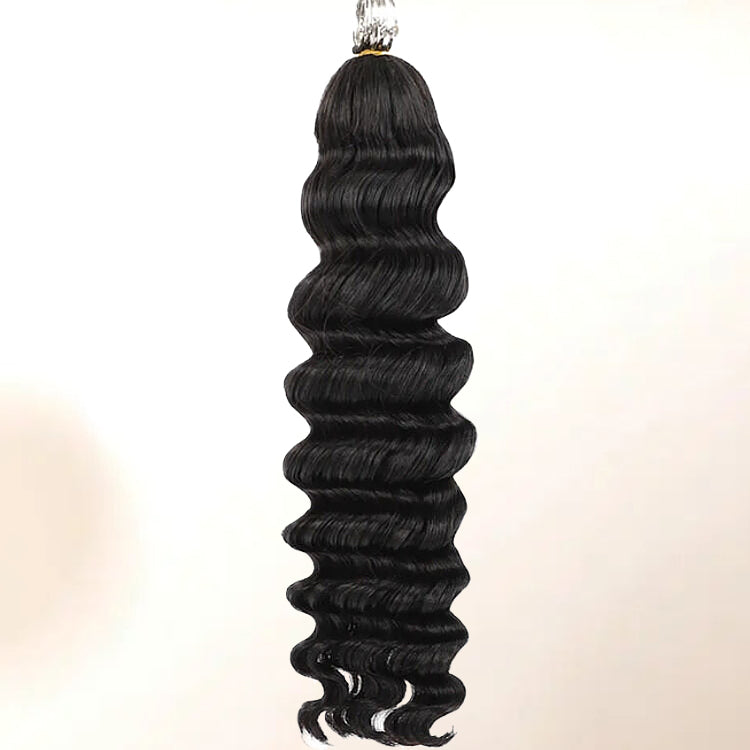 Deep Wave Crochet Hair 100% Human Crochet Braids Extensions