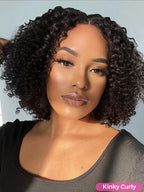 Onimehair™ 13x4 HD Lace Glueless Bob Wigs Wear Go Pre Cut Lace Human Hair Wigs