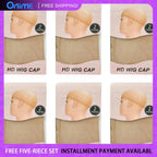 Onimehair™4 Pcs 2 Pcs HD Wig Cap for Lace Front Wig, Invisible Hd Wig Cap