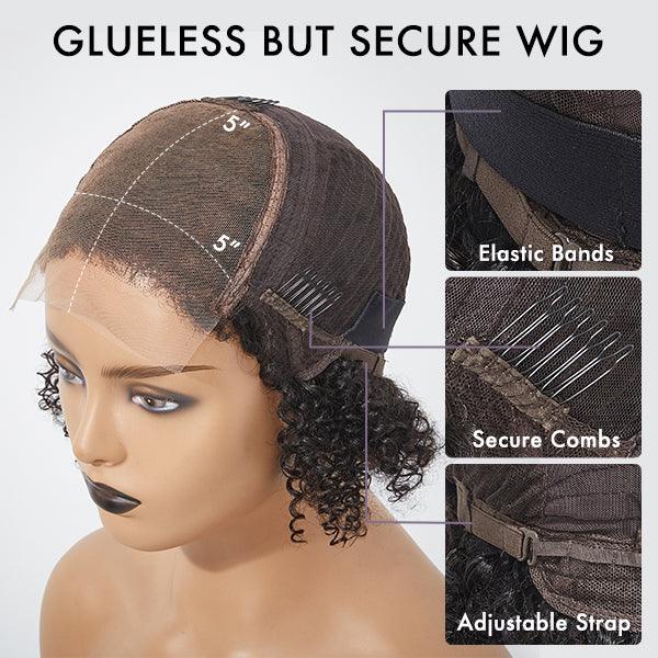 Onimehair™My GO-TO BOB™ - Glueless 5x5 Closure HD Lace Silky Straight Human Hair Wig