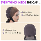 PreMax Wigs silky blunt cut bob 13x4 frontal lace wig with natural hairline, short human hair wig, glueless, pre-cut lace.