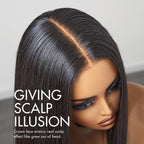 Onimehair™PreMax Wigs | Silky Blunt Cut Glueless  5x5 Closure Lace Shoulder Length Bob Wig Pre Plucked & Bleached