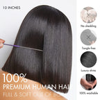 PreMax Wigs silky blunt bob wig with natural hairline, 13x4 frontal lace, human hair, short, glueless, pre-cut lace, natural look