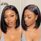 Onimehair™PreMax Wigs - Nature Max Onimehair / Silky Bob Ear-to-Ear Glueless 13x4 Frontal HD Lace Short Bob Wig