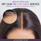 Onimehair™PreMax Wigs - Natural Black / Blonde Highlight C Part Glueless Lace Front Bob Wig