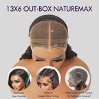 Onimehair™PreMax Wigs - Nature Max Onimehair / Silky Bob Ear-to-Ear Glueless 13x4 Frontal HD Lace Short Bob Wig