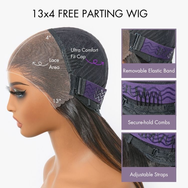 Onimehair™ PreMax Loose Body Wave Short Bob Wig Glueless 13x4 Frontal Lace Human Hair Wig Pre-Cut Lace