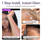 Onimehair™My GO-TO BOB™ - Glueless 5x5 Closure HD Lace Silky Straight Human Hair Wig