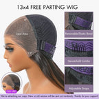 PreMax Wigs 13x4 frontal lace human hair bob wig with silky, natural hairline and glueless design, short blunt cut style.