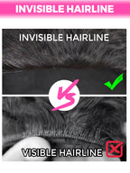 Onimehair™ 3 In 1 Half Wig Layered Curly Bob Pre-Styled onimehair Curly Half Wig Draw-strings Flip Over Wig