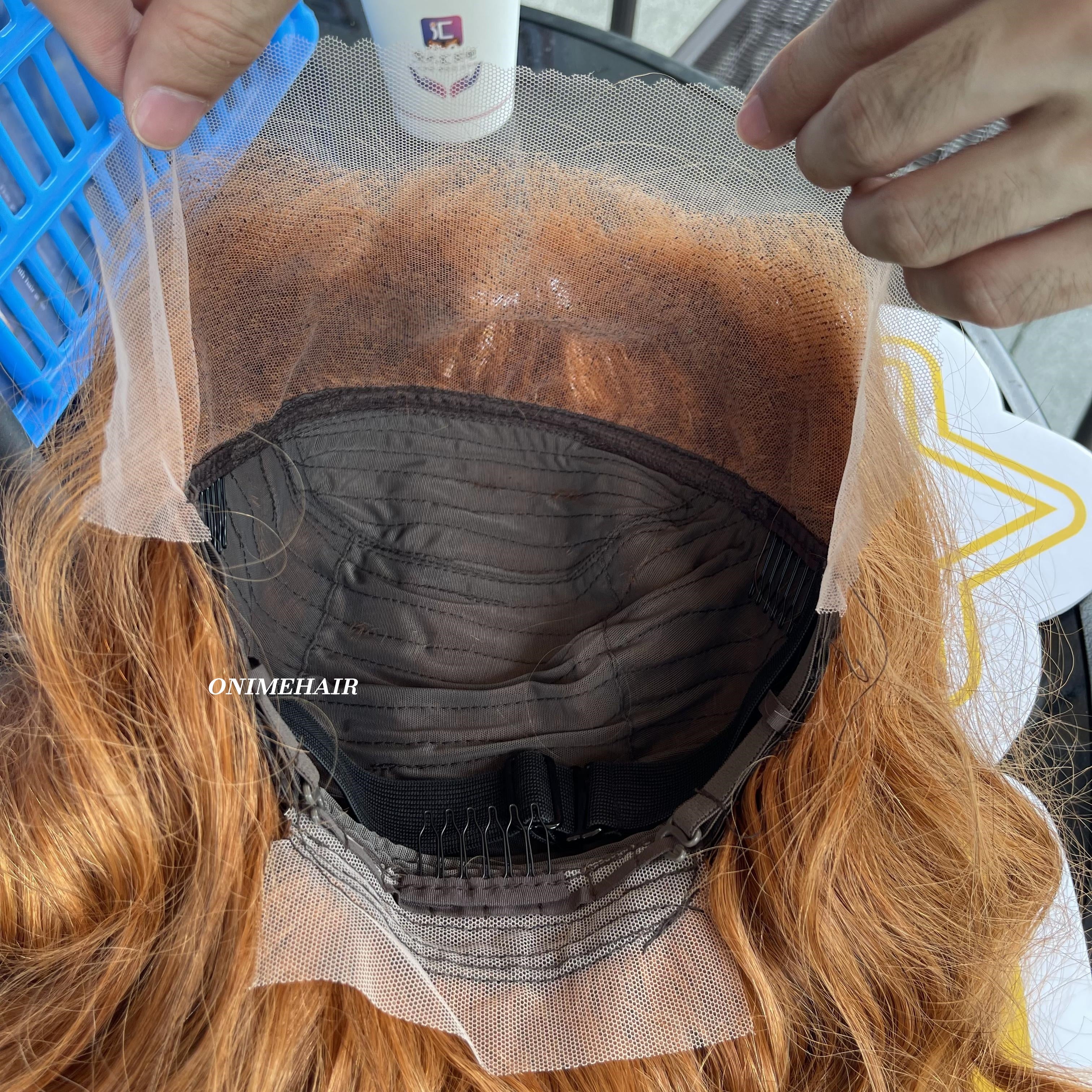 #30 Rose Wavy Frontal Transparent 13X4  Lace - Onime Hair