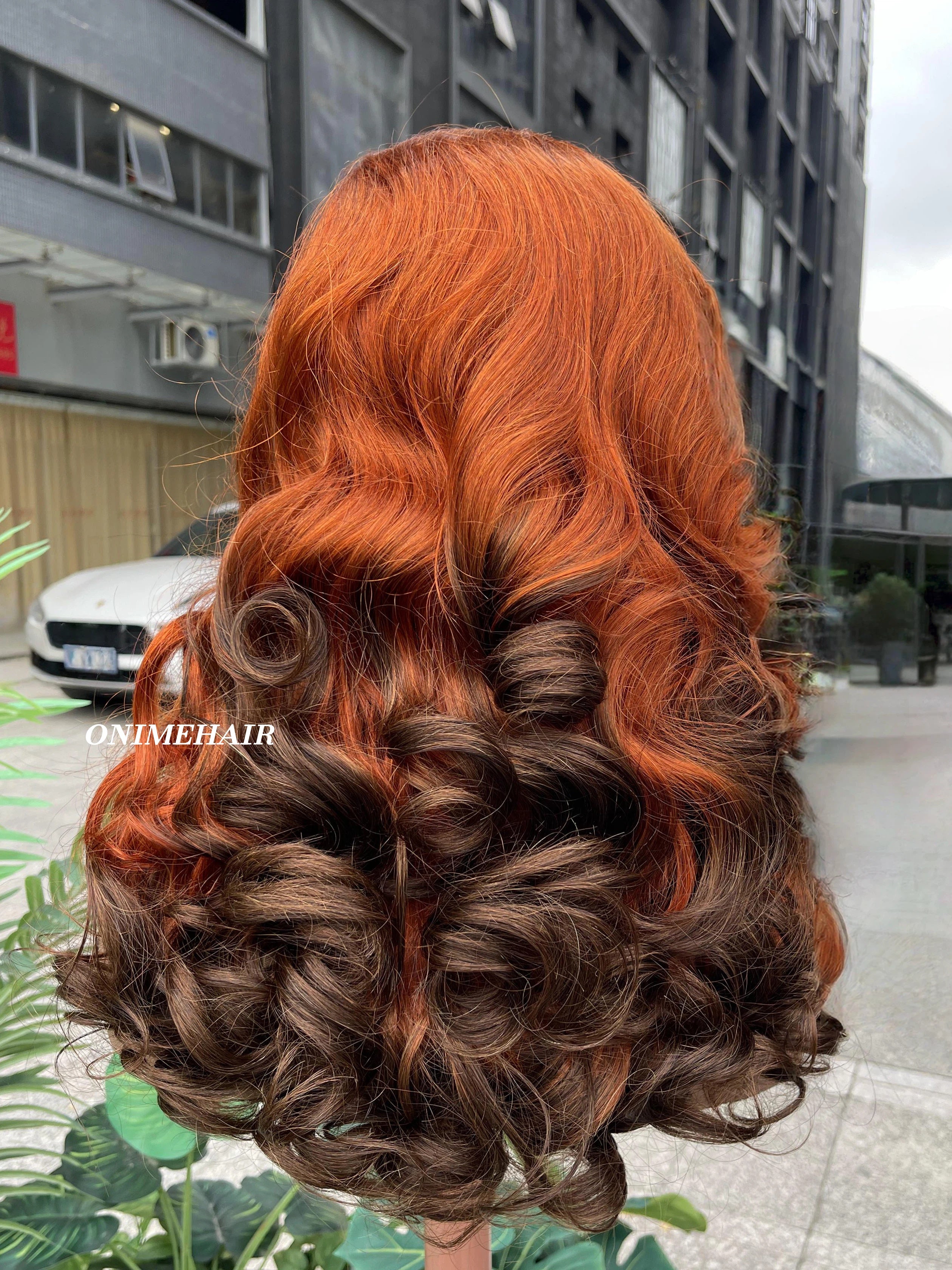 #350/4 Rose Wavy Frontal Transparent 13X4  Lace - Onime Hair