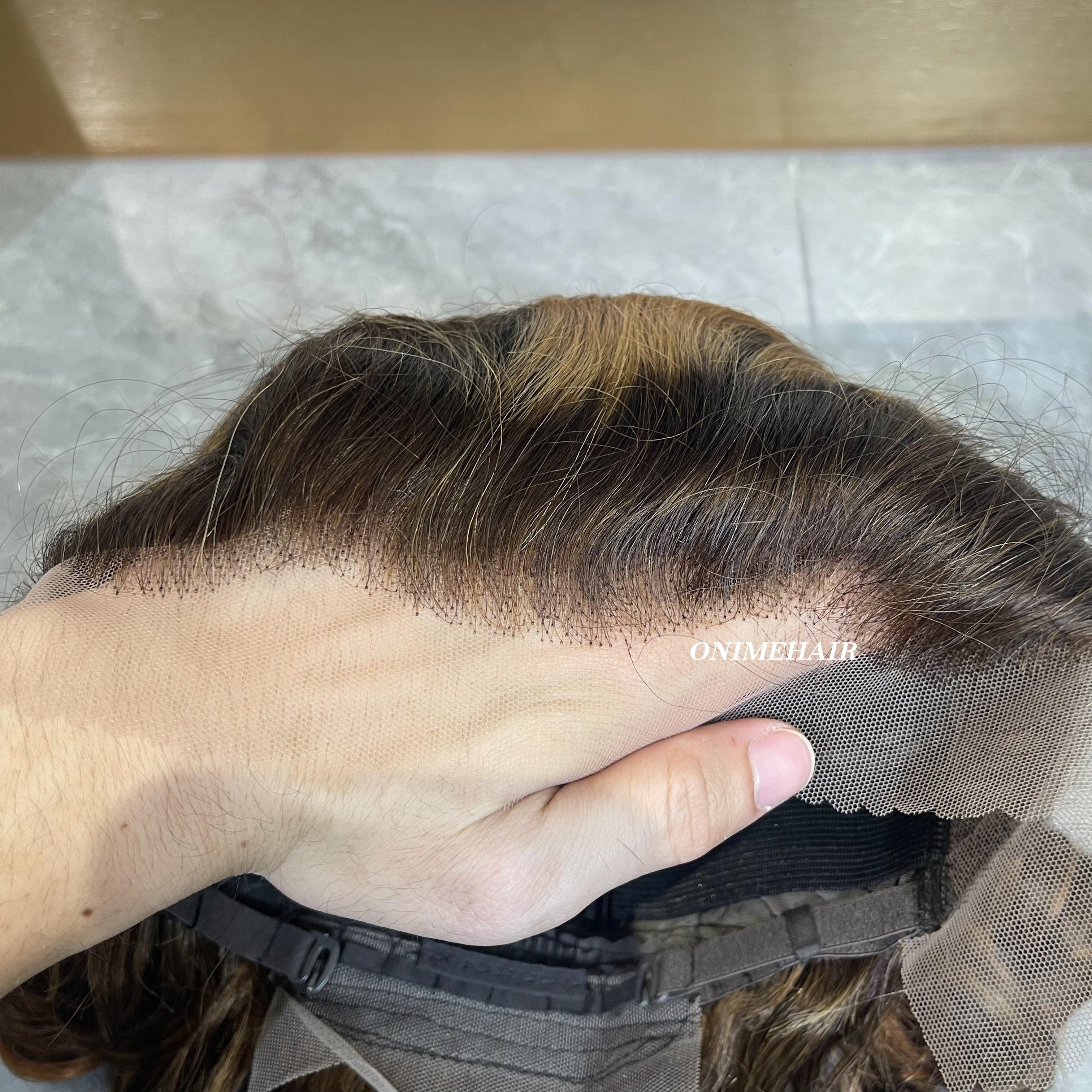 #4/30 Egg Curly Frontal Transparent 13X4 - Onime Hair