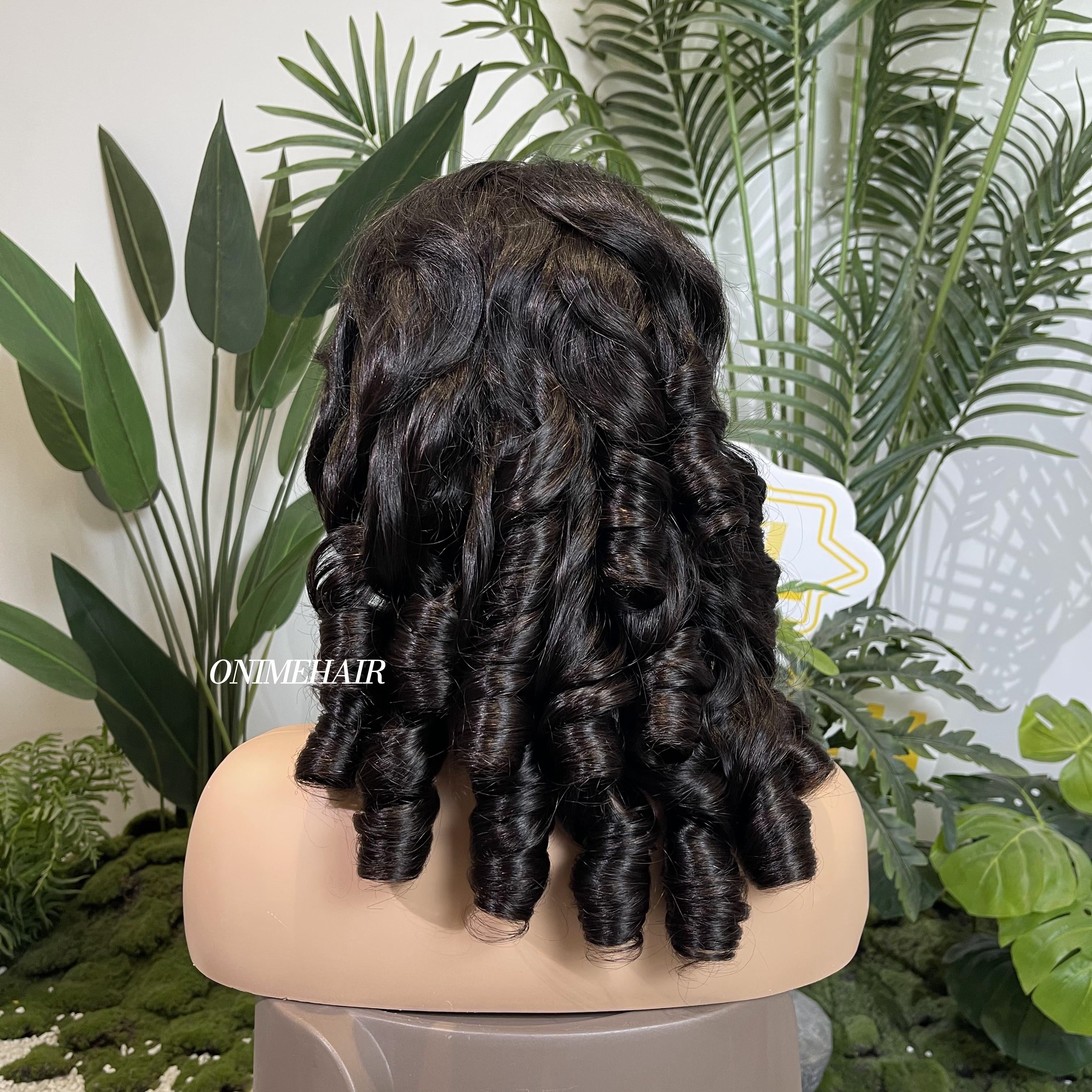 #1B Egg Roll Frontal Transparent 13X4  Lace - Onime Hair