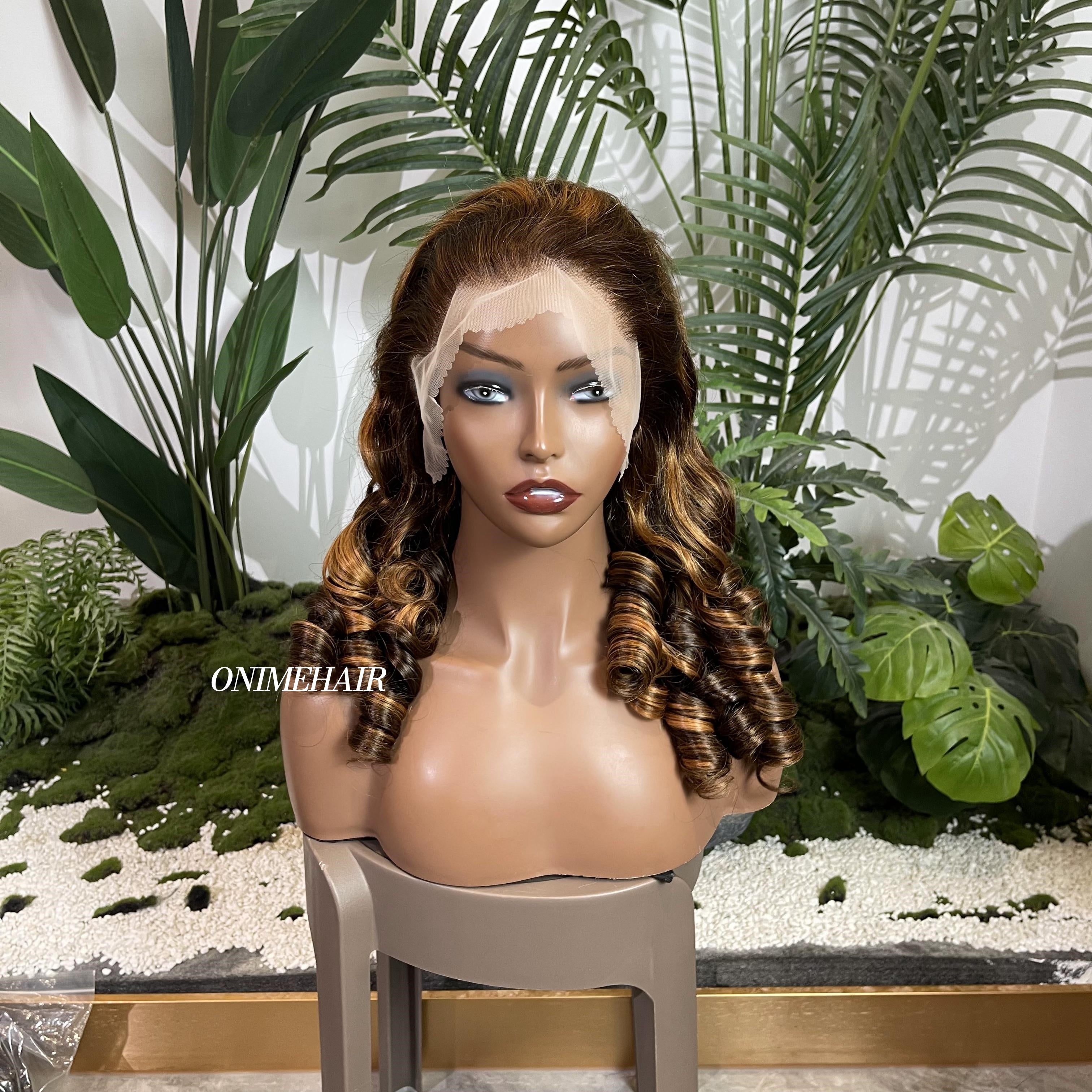 #4/30 Egg Roll Frontal Transparent 13X4 - Onime Hair