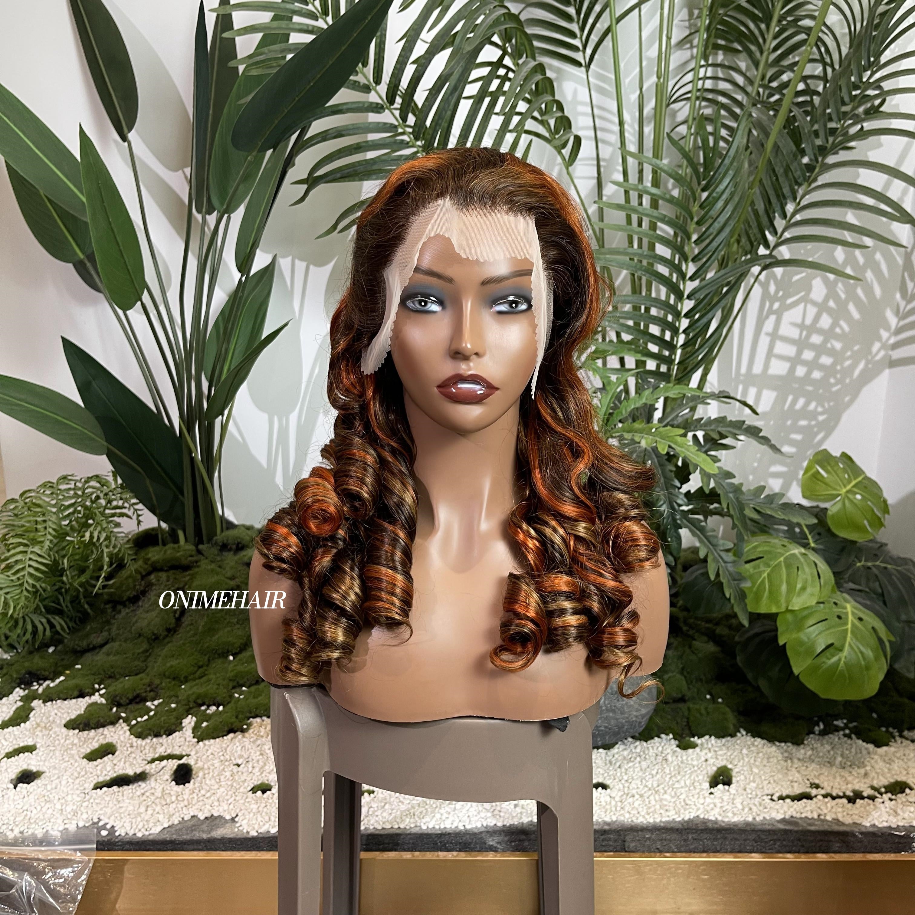 #4/30/350 Egg Roll Transparent 13X4  Lace - Onime Hair