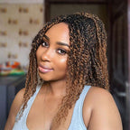 Onimehair™ #27/30 Afro Kinky Bulk Mixed Color Human Hair for Braiding DreadLock