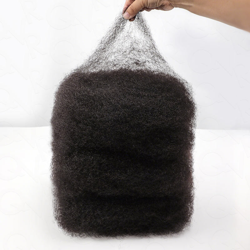 Onimehair™ Upgraded Afro Kinky Bulk Human Hair for Braiding & Mini Twists