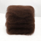 Onimehair™ Dark Brown Afro kinky Bulk Hair Extensions For Braiding Dreadlock Human Hair