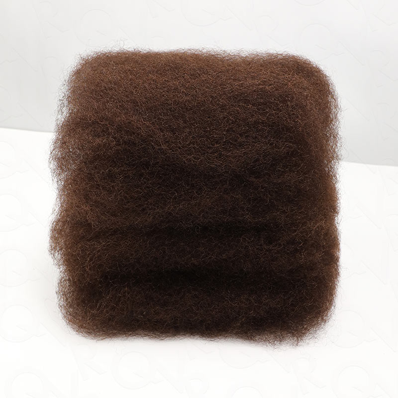 Onimehair™ Dark Brown Afro kinky Bulk Hair Extensions For Braiding Dreadlock Human Hair