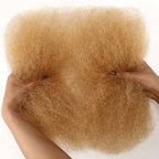 Onimehair™ Honey Blonde Color Afro kinky Bulk Hair Extensions For Braiding Dreadlock Human Hair