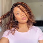 Onimehair™ #4+#30 Two Colors Afro Kinky Bulk Human Hair For Braiding DreadLock