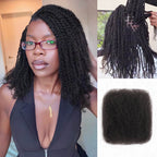 Onimehair™ Upgraded Afro Kinky Bulk Human Hair for Braiding & Mini Twists