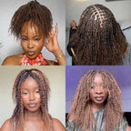 Onimehair™ #P4/30/27 Color Afro Kinky Bulk Human Hair For Braiding Dreadlock Hair