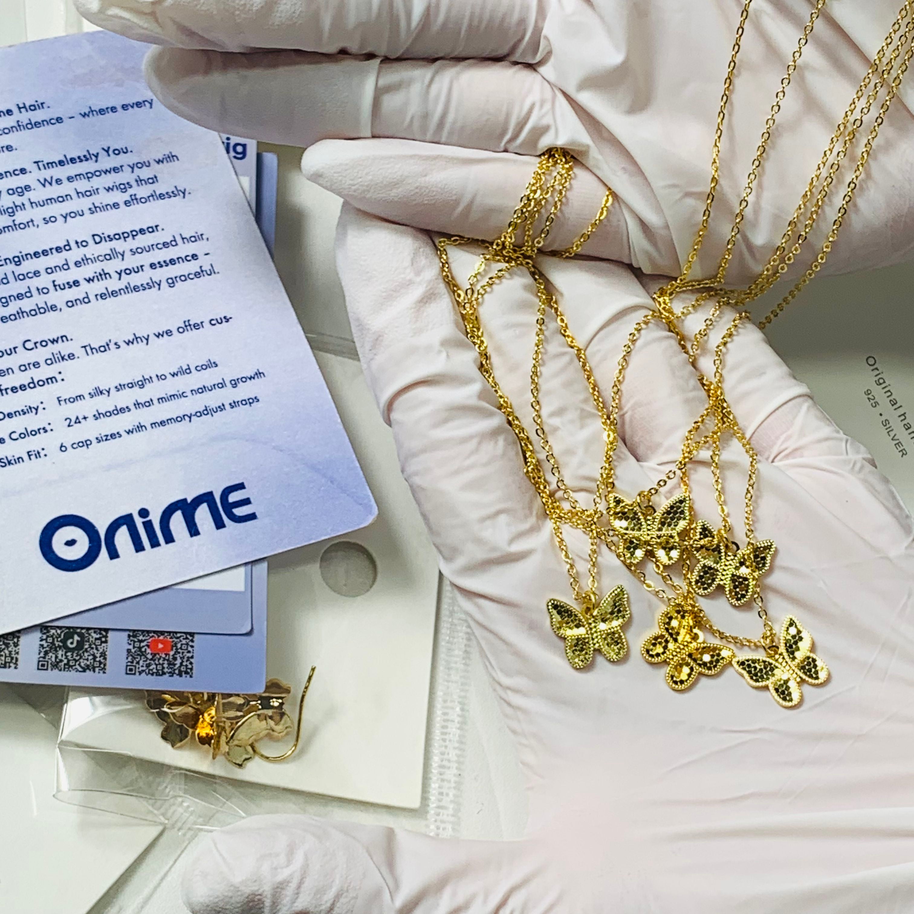 18K Butterfly Necklace