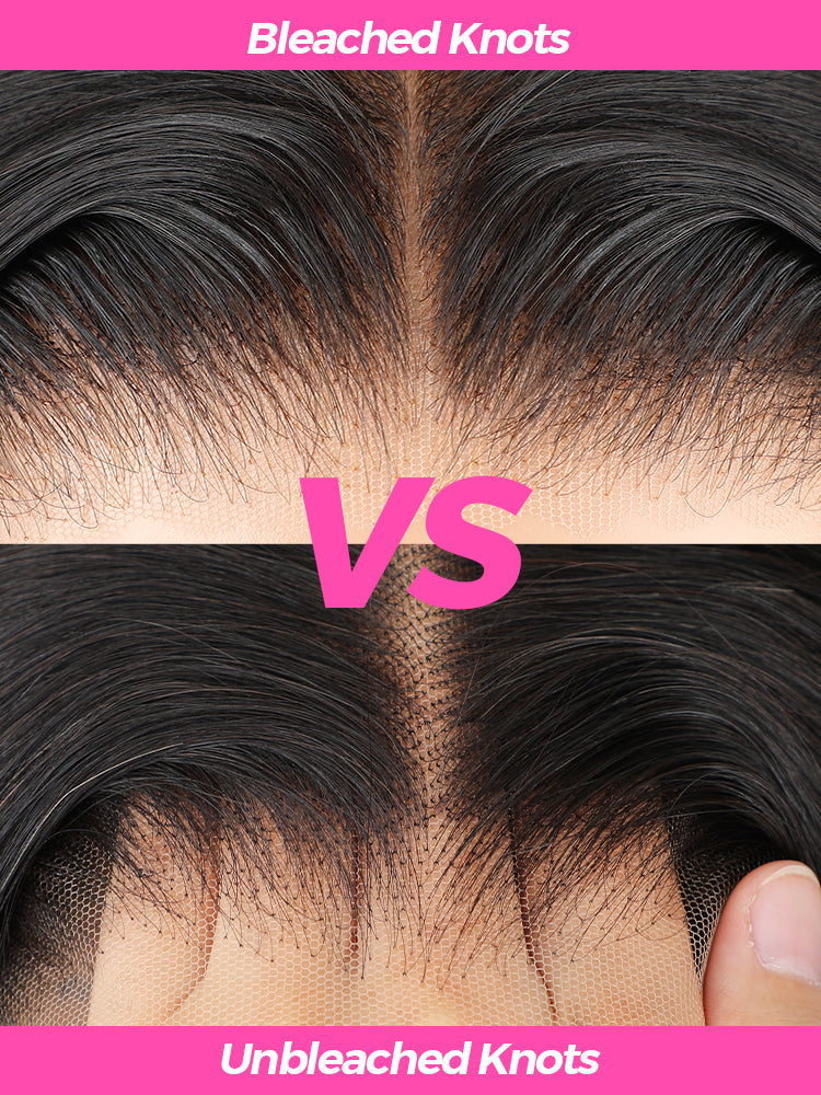 Onimehair™ Water Wave Bob Glueless Wig Wear Go 13x4 HD Lace Pre Cut Lace Wig