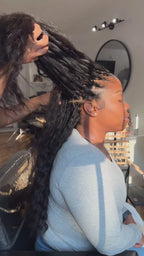 Onimehair Double Drawn Wet & Wave Bulk Human Hair For Braiding Natural Black