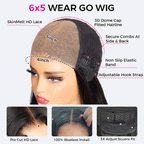 Deep Wave Glueless Bob Human Hair Wig 5×5 HD Lace Pre Everything Natural Look 180% Density