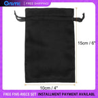Onimehair™Black Satin Cloth Gift Bags 1pcs