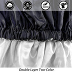 Onimehair™Satin Bonnet Silk Bonnet Hair Bonnet for Sleeping-Slouchy Beanie Hat Satin Sleep Cap for Women's Natural & Curly Hair(Black&Gray)