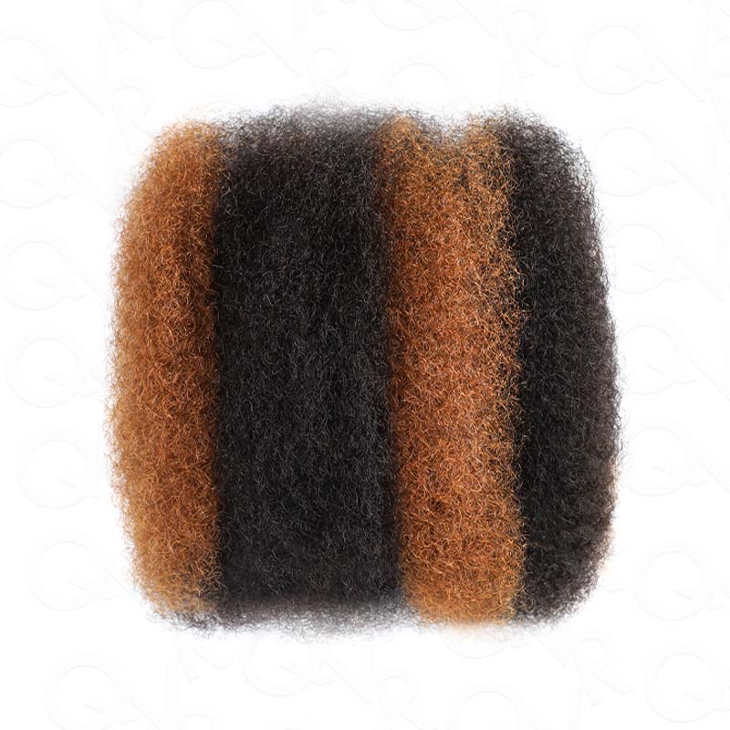 Onimehair™ Multi-Color Combo Afro Kinky Bulk Human Hair For Braiding Dreadlock