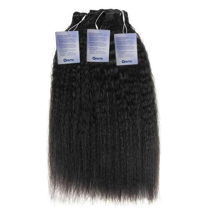 Kinky Straight Bundles 100% Human Virgin Hair Unprocessed Hair