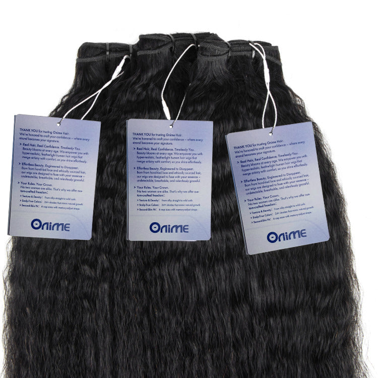 Kinky Straight Bundles 100% Human Virgin Hair Unprocessed Hair
