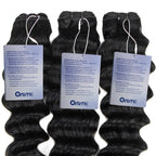 12A Grade Loose Deep Wave Bundles 100% Human Virgin Hair Extensions For Woman