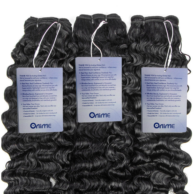 Burmerse Wave Hair Extensions Human Hair  2/3/4 Bundles 100% Human Hair Bundles