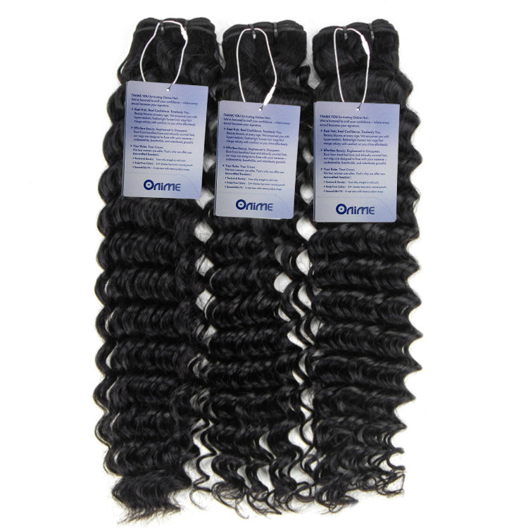 10A Grade Deep Wave Bundles 100% Human Virgin Hair Extensions